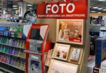Stampa foto immediata delle fotografie nella Grande Distribuzione