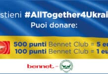 Bennet per l’Ucraina con #AllTogether4Ukraine