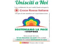 Conad Centro Nord a favore di Croce Rossa Italiana per l’emergenza umanitaria ucraina a sostegno della pace