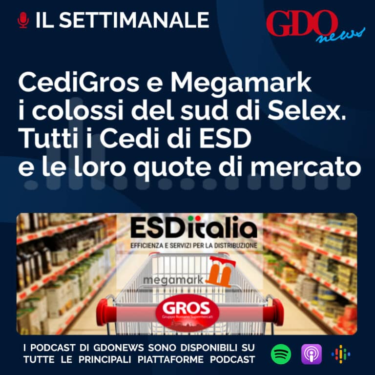 Il Settimanale – CediGros e Megamark i colossi del sud di Selex. Tutti i Cedi di ESD e le loro quote di mercato