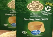 Gran Moravia sempre più sostenibile: a Tuttofood il primo grattugiato fresco in busta 100% riciclabile nella carta