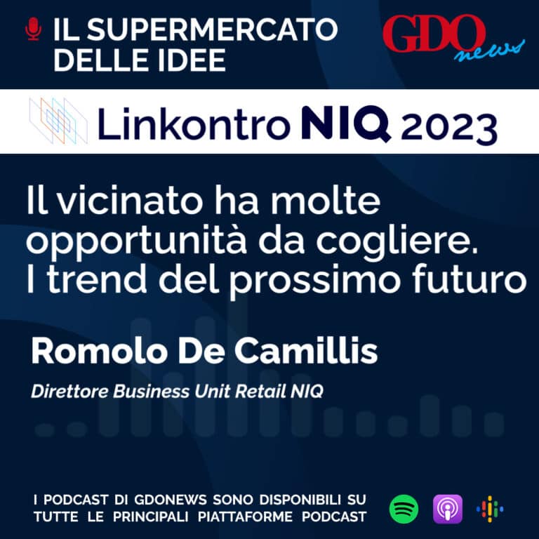 Il Supermercato delle idee – Linkontro NIQ 2023: il vicinato ha molte opportunità da cogliere. I trend del prossimo futuro. Intervista a Romolo De Camillis