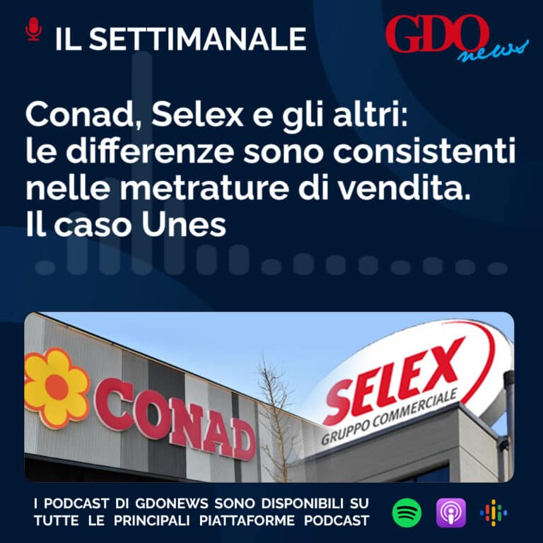Il Settimanale – Conad, Selex e gli altri: le differenze sono consistenti nelle metrature di vendita. Il caso Unes