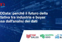 GDOData: perché il futuro della trattativa tra industria e buyer passa dall’analisi dei dati GDOData banner: explains that future industry–buyer negotiations rely on data analysis; logos Top Sales, MAPPA GDO, Trend Market shown.