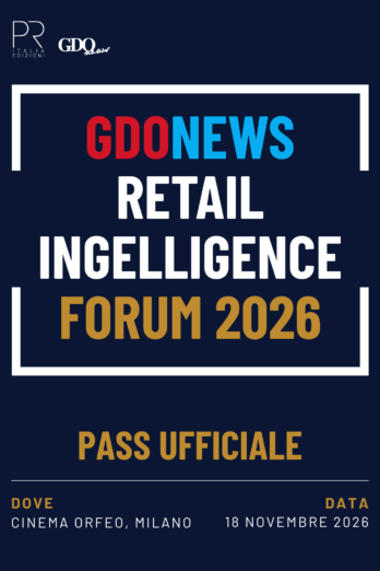 Poster announcing GDO News Retail Intelligence Forum 2026 on a navy background with a white frame.