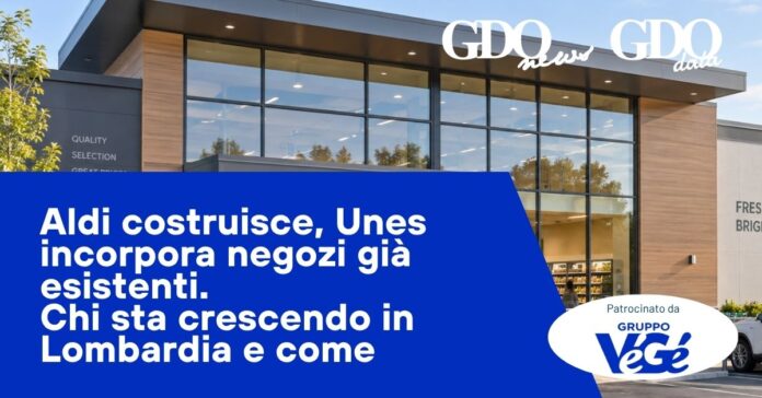 Aldi costruisce, Unes incorpora negozi già esistenti