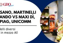 Tosano, Martinelli e Lando Vs Maxi Dì, Aspiag, Unicomm. Modelli diversi con in mezzo Alì
