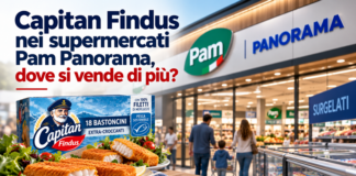 Capitan Findus nei supermercati Pam Panorama, dove si vende di più?