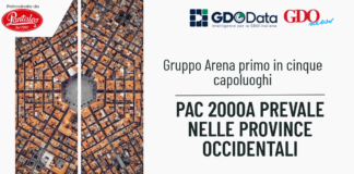 Gruppo Arena primo in cinque capoluoghi, PAC 2000A prevale nelle province occidentali