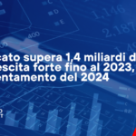 IN’S Mercato supera 1,4 miliardi di ricavi: crescita forte fino al 2023, poi il rallentamento del 2024 News banner: IN'S Mercato revenue exceeds 1.4 billion with strong 2023 growth and 2024 slowdown (logos bottom left).
